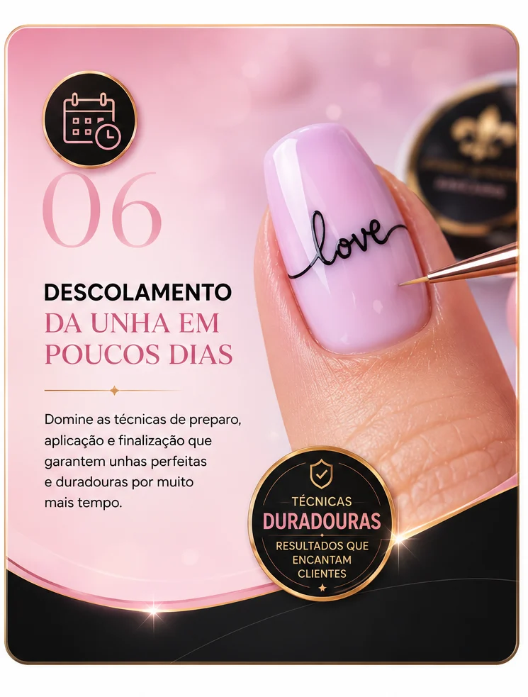 Descolamento da unha em poucos dias
