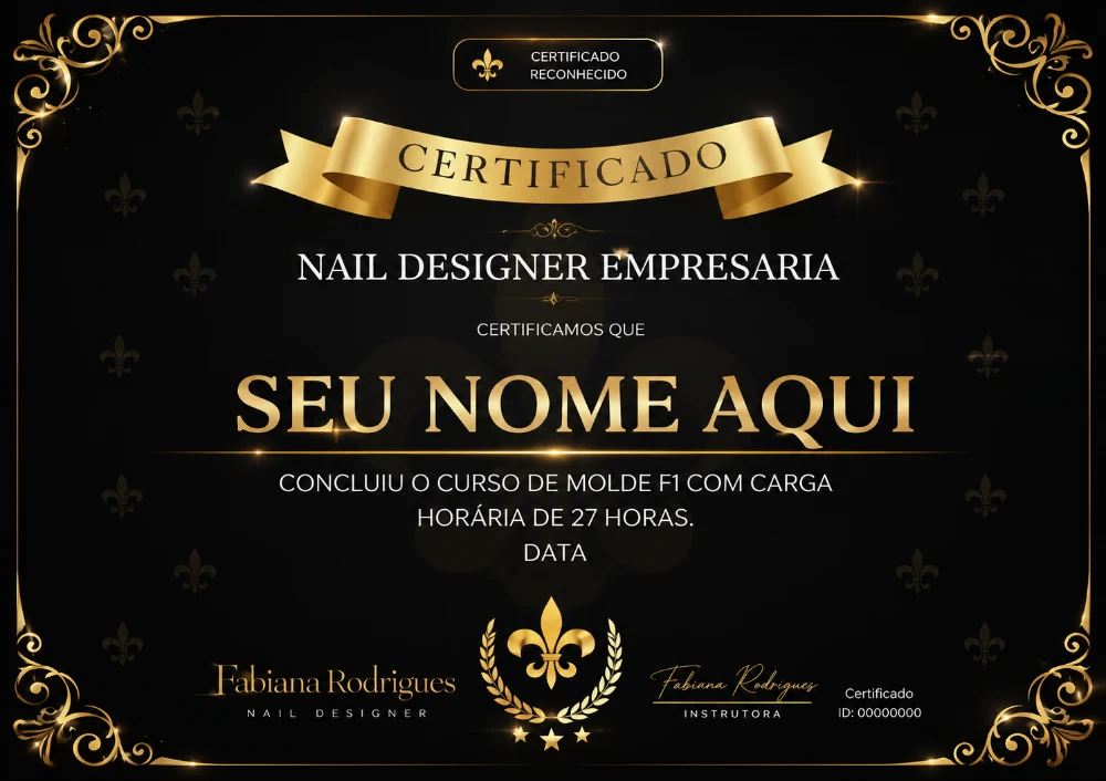 Certificado internacional Nail Designer